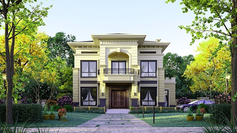 喜德中式合院住宅，开放庭院与邻里乡亲更亲近